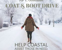 1st Annual Coat & Boot Drive at Coastal